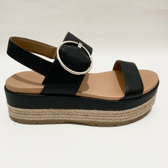 UGG Black Platform Sandals - Picture 2 of 6